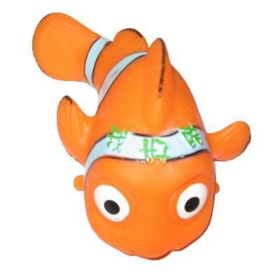 Custom made printed logo promotional soft pvc vinyl fish style toy