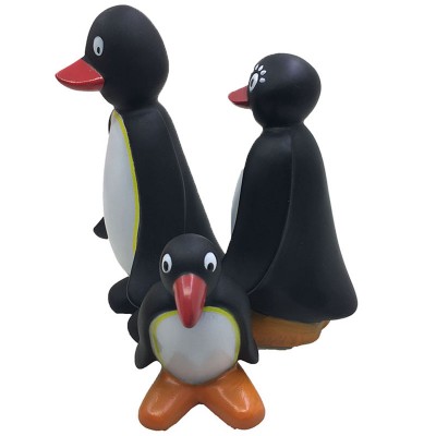 Factory Price Customized Cute Plastic Soft Pvc Animal Bath Toy Vinyl Penguin