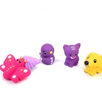 Custom Hot Summer Cute Floating Toy Animal Tub Kids Bath Toys